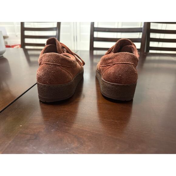 Mephisto Rainbow Originals Men Size 10 Brown Suede Leather Comfort Shoes France main image 4